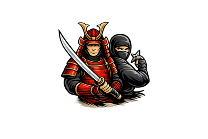 Samurai und Ninja